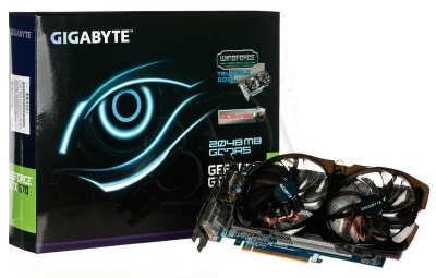 GIGABYTE GF GTX670 2048MB DDR5/256b D/H/DP PCI WF2