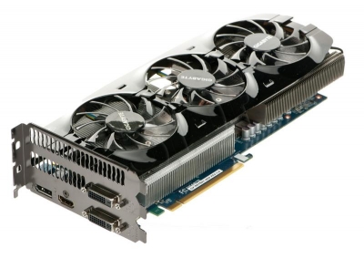 GIGABYTE GeForce GTX670 4096MB DDR5/256bit DVI/HDMI/DP PCI-E (1058/6008) (wer. OC - OverClock)