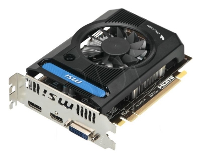 MSI AMD Radeon HD7750 1024MB DDR5/128bit DVI/HDMI/DP PCI-E (830/4500) (wer. OC - OverClock)
