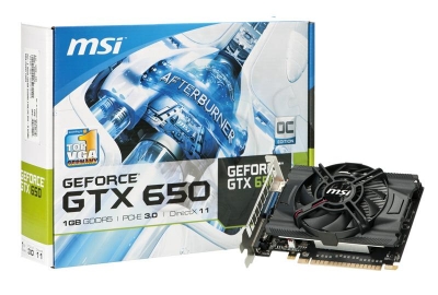 MSI GF GTX 650 1024MB DDR5/128b D/H PCI-E OC
