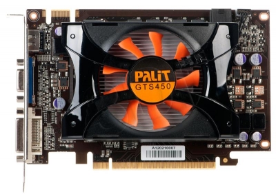 PALIT GeForce GTS 450 2048MB DDR3/128bit DVI/HDMI PCI-E (783/1334)