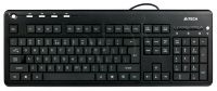 KLAWIATURA A4-TECH SLIM KD-126-1 - USB-PODŚW. (WYP)