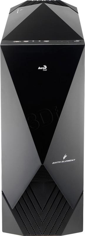 OBUDOWA AEROCOOL PGS SIXTH ELEMENT czarno/czerwona