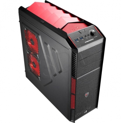 OBUDOWA AEROCOOL XPREDATOR X1 DEVIL RED-USB3.0  WYP