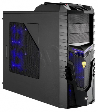 OBUDOWA AEROCOOL PGS X-WARRIOR-CZARNA (WYPRZEDAŻ)