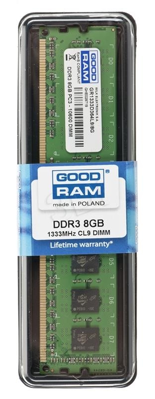 GOODRAM DDR3 8192MB PC1333 CL9 (WYPRZEDAŻ)