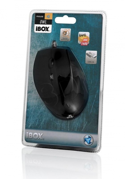 MYSZ I-BOX OWL OPTYCZNA PRZEWODOWA USB (WYPRZEDAŻ)