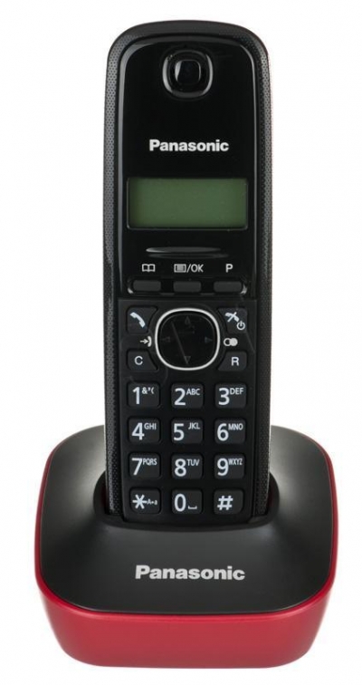 TELEFON PANASONIC KX-TG1611PDR CZERWONY (WYPRZEDAŻ)