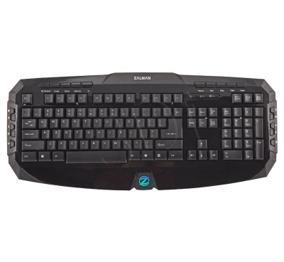 KLAWIATURA ZALMAN ZM-K300M - USB - CZARNA (WYPRZED)