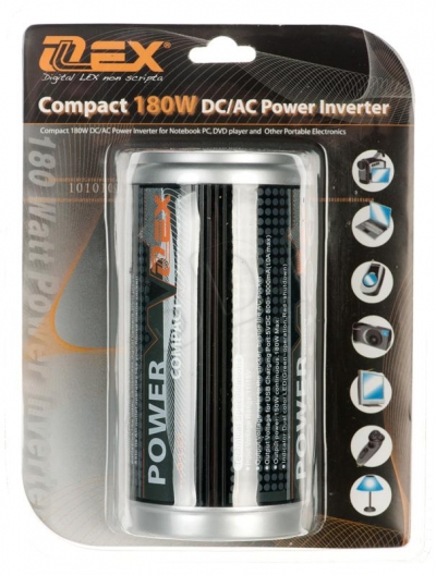 D-LEX PRZETWORNICA SAMOCHODOWA 12V / 180W LXDA-203