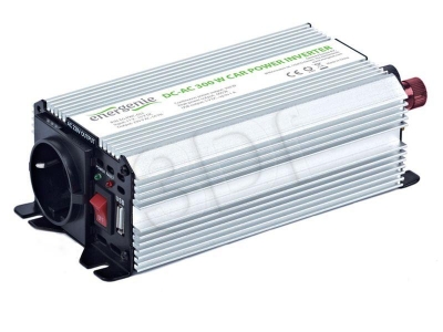PRZETWORNICA SAMOCHODOWA12V->230V 300W USB