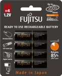 FUJITSU BLACK R6/AA 2450 MAH – 4 SZT BLISTER