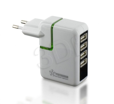 Ładowarka sieciowa PENTAGRAM Infinity 4xUSB